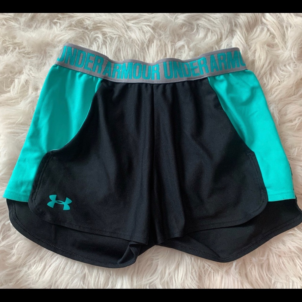 Black under armor shorts